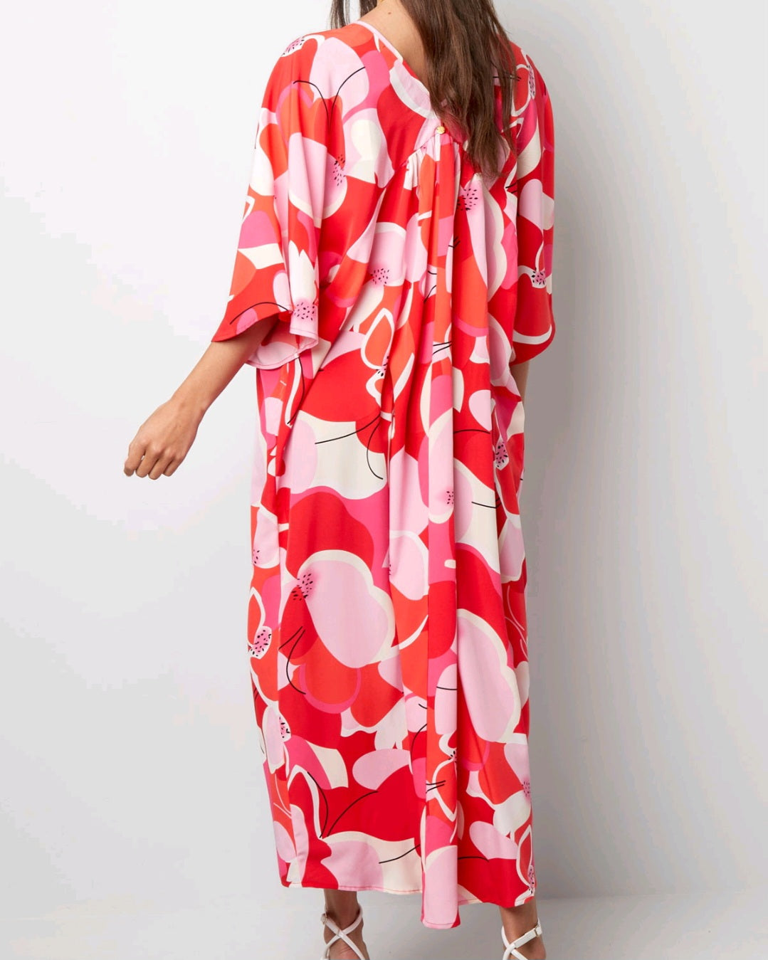 Robe longue florale