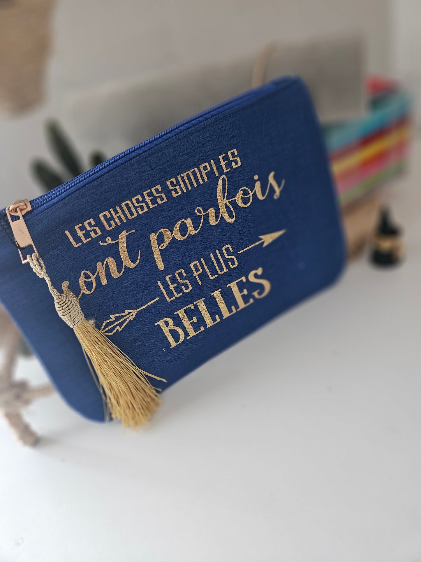 Pochette bleu "Les choses..."