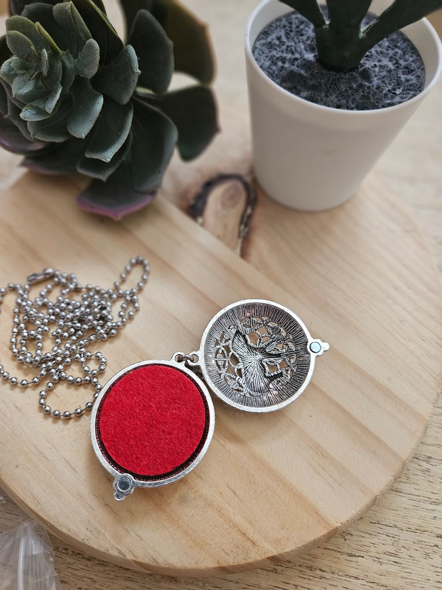 Zen et Bien Être collier d'aromatherapie éléphant porte chance