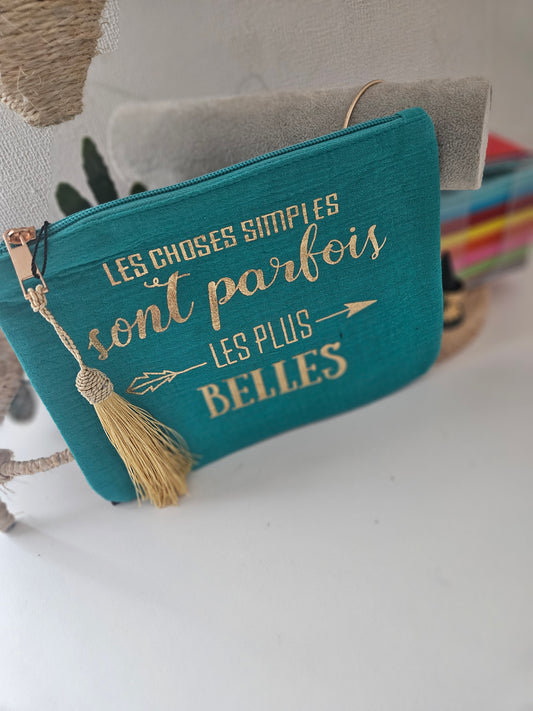 Pochette bleu "Les choses..."