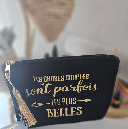 Pochette noire"Les choses simples...."