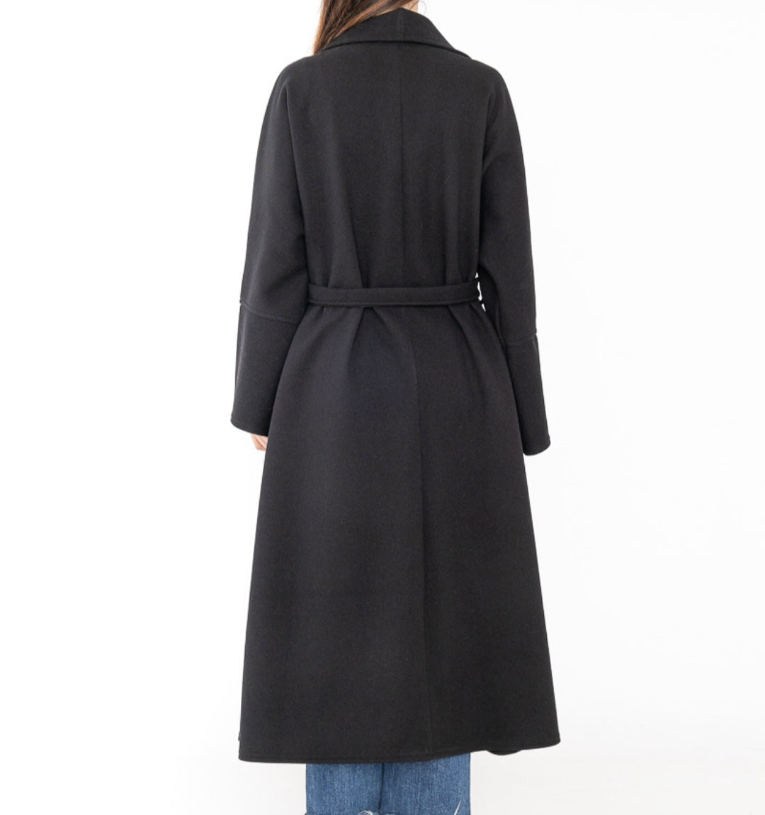 Manteau long et large noir