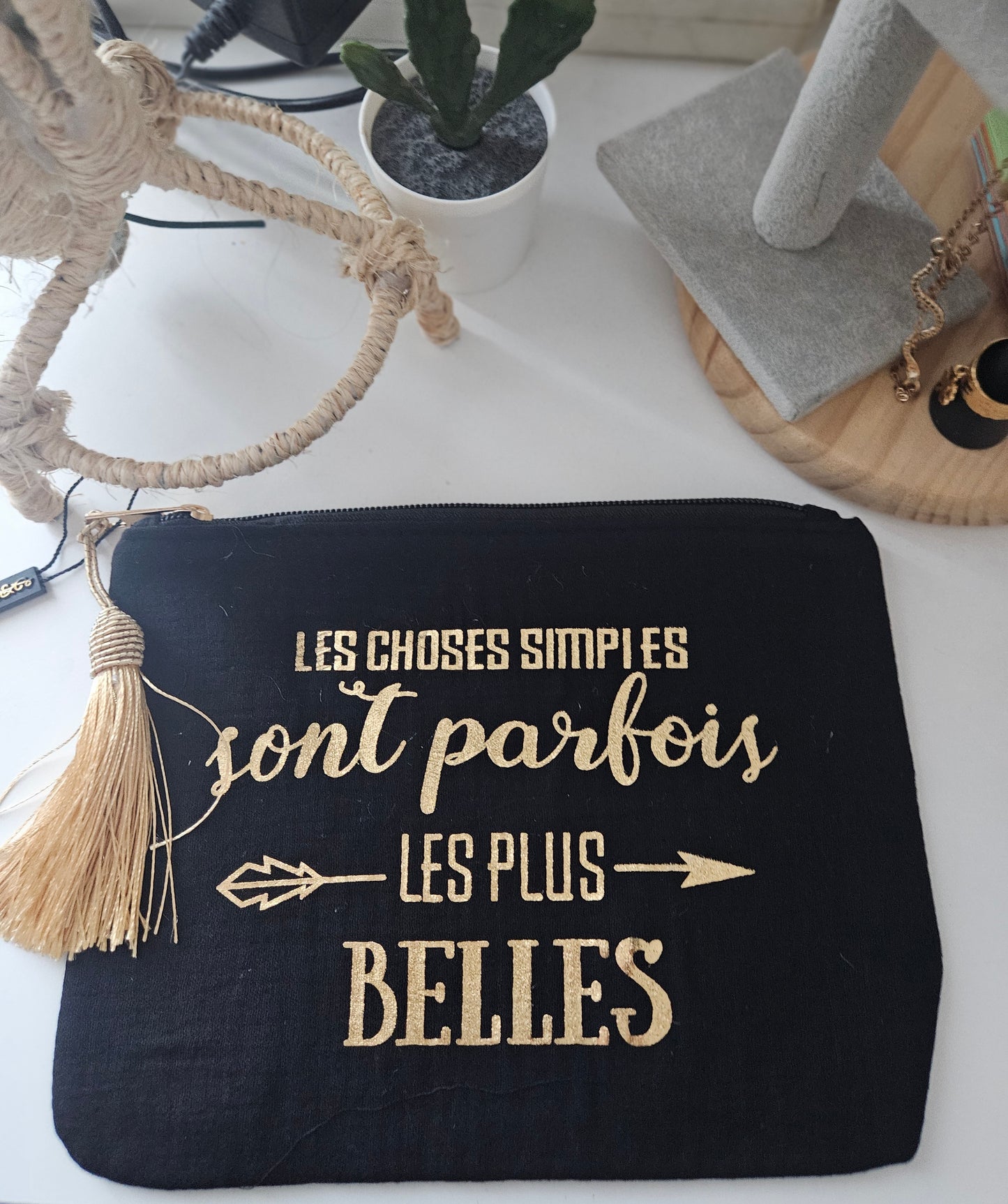 Pochette noire"Les choses simples...."