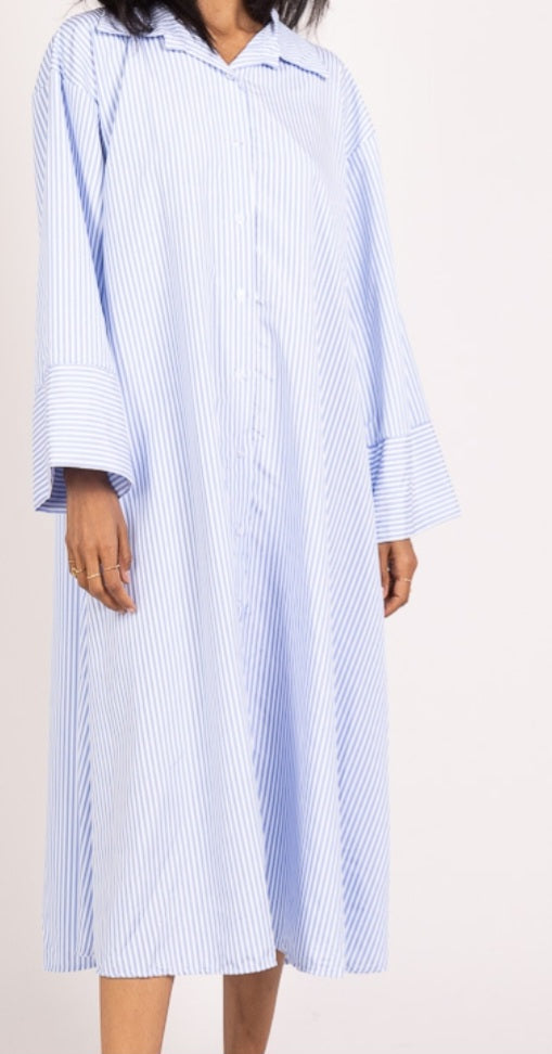 Abaya col chemise